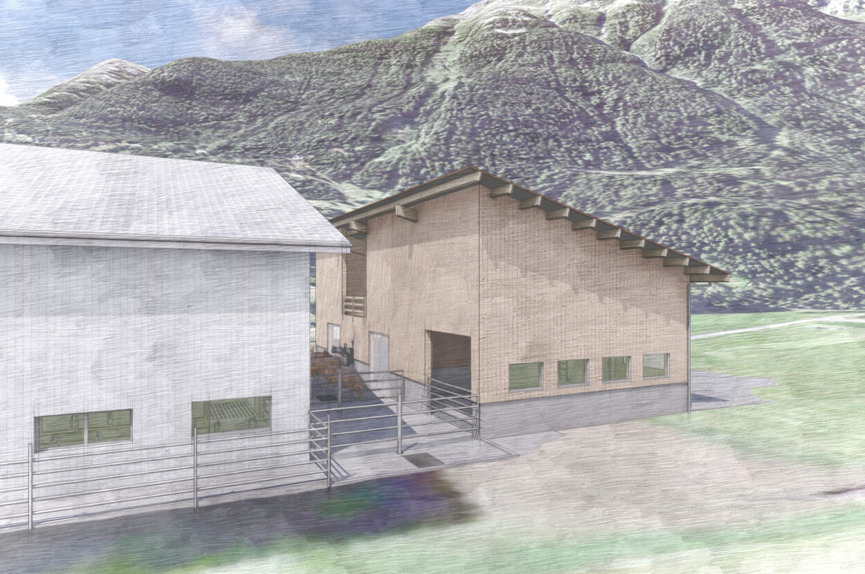 An- und Umbau Jungviehstall, Lavin GR