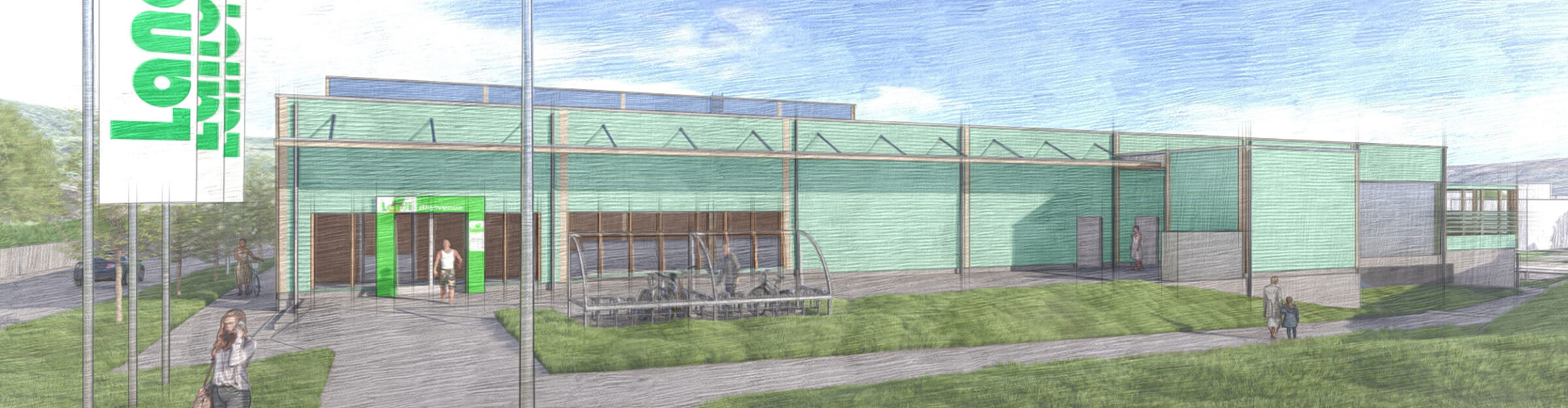 Verkaufsladen und Agrarzentrum, LANDI Région Neuchâtel SA, Cornaux NE