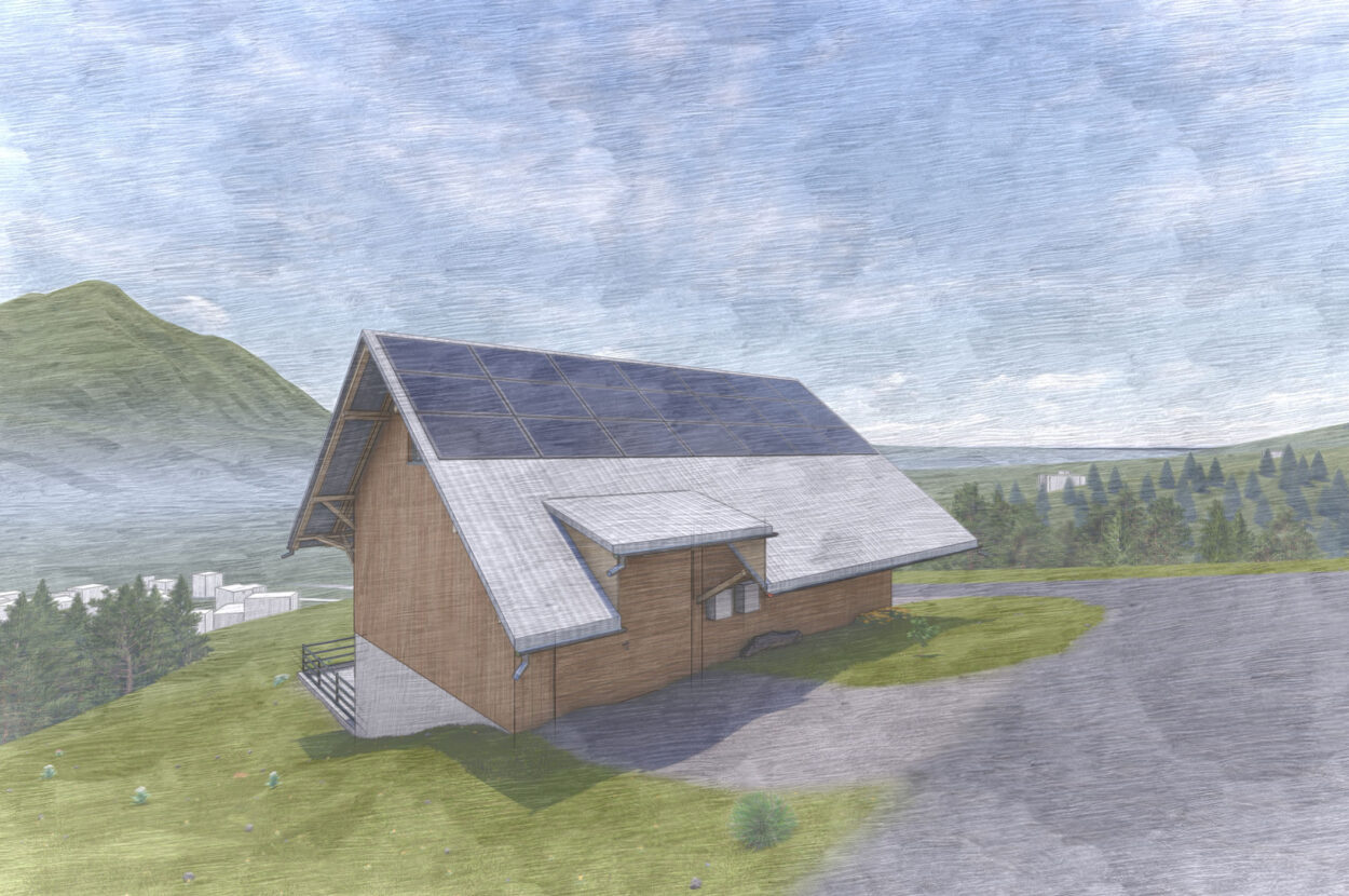 Schafstall, Ersatzneubau, Alpnach Dorf OW