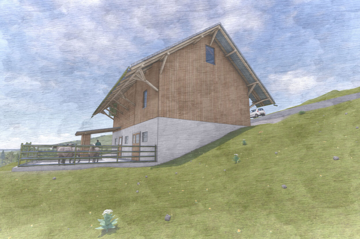 Schafstall, Ersatzneubau, Alpnach Dorf OW