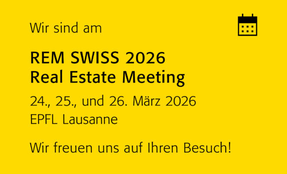Messe, REM SWISS 2026, Real Estate Meeting, EPFL Lausanne