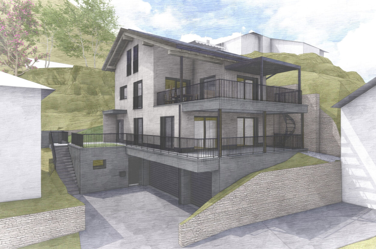 Einfamilienhaus, Brunnen SZ