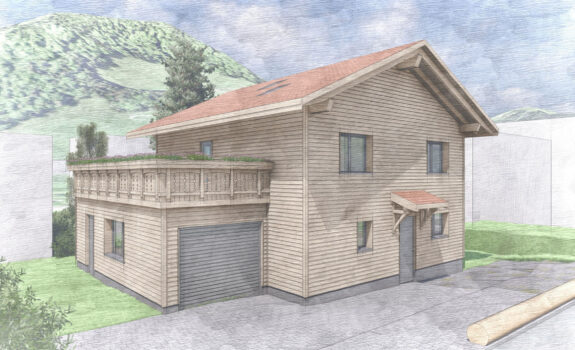 Einfamilienhaus mit Garage, Studen SZ