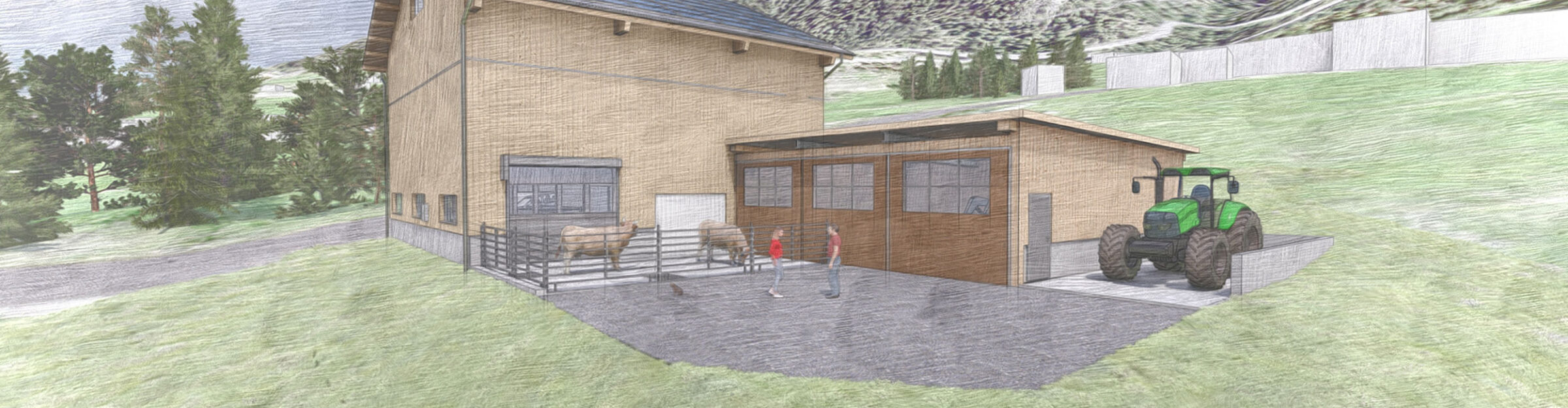 Mutterkuhstall, Termen VS