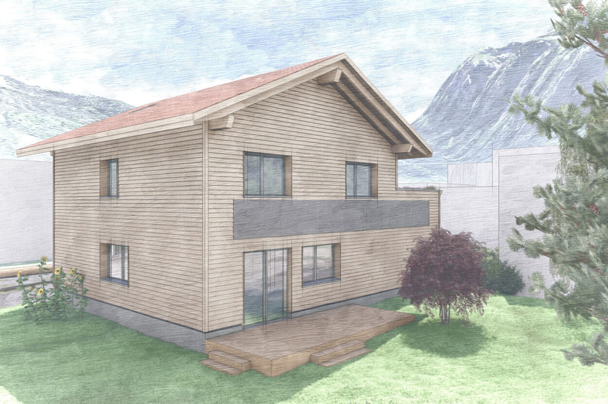 Einfamilienhaus mit Garage, Studen SZ