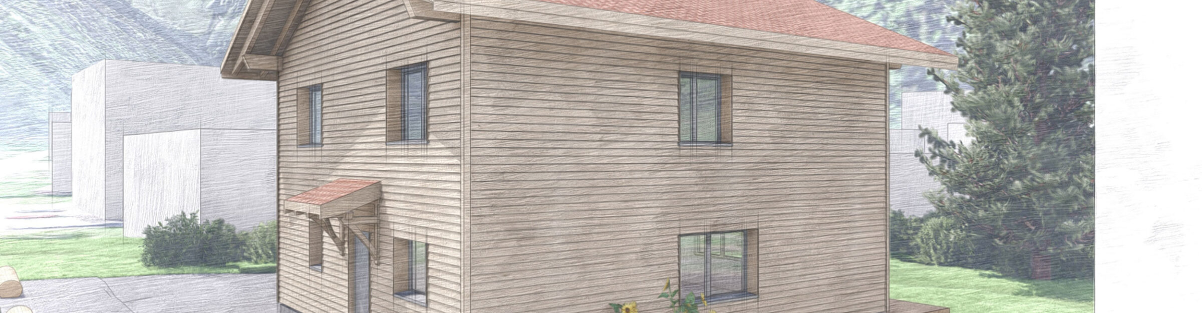 Einfamilienhaus mit Garage, Studen SZ