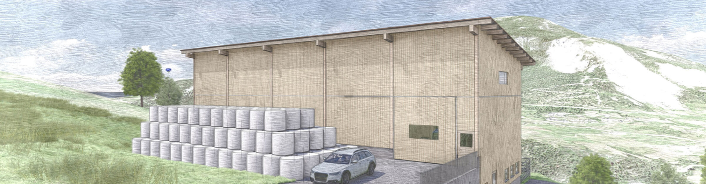 Ziegen- und Schafstall, Mon GR