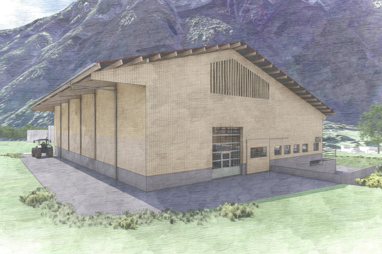 Mutterkuhstall mit Futterlager, Vättis SG