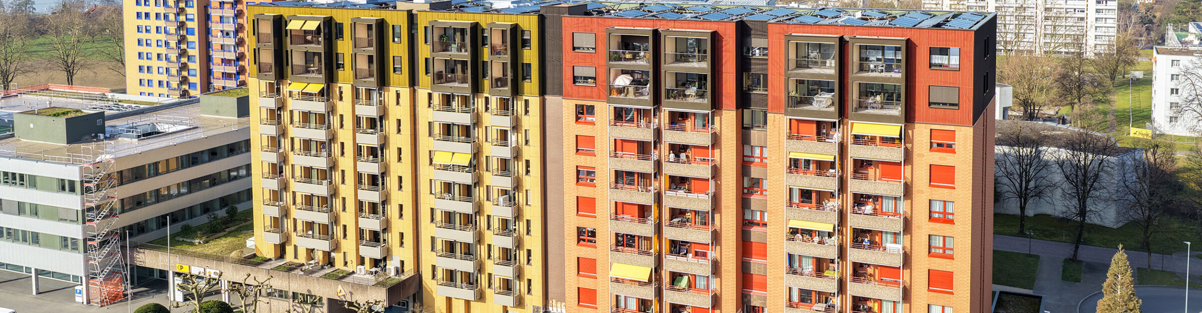 Alterszentrum, Aufstockung, Zentrum Herti, Zug ZG