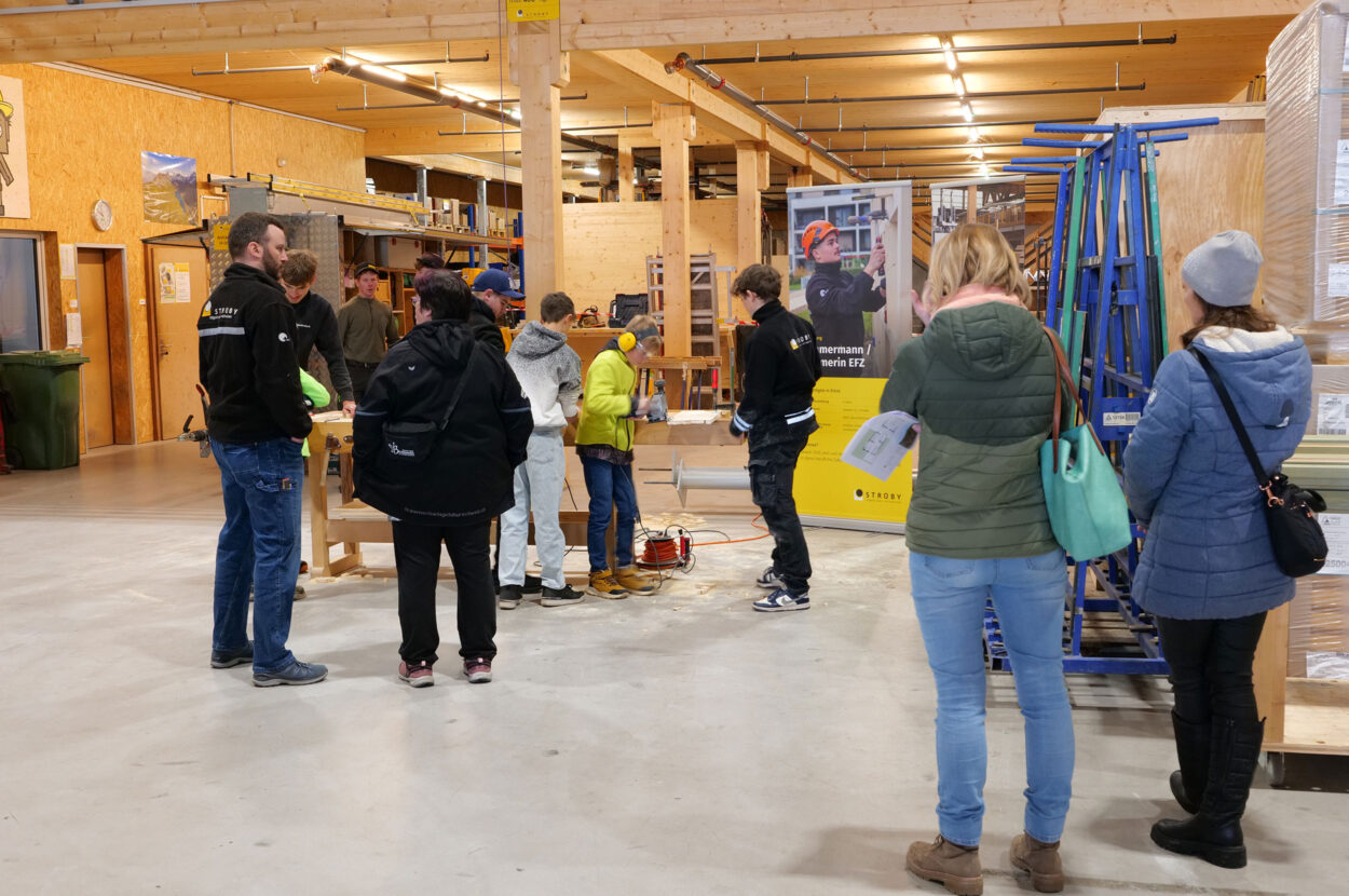 Event Vorstellung Lehrberufe der Strüby Unternehmungen 2026