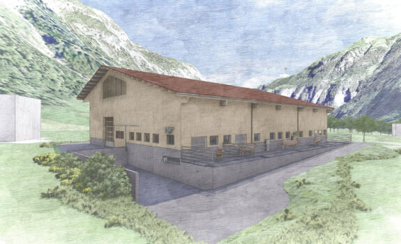 Mutterkuhstall mit Futterlager, Vättis SG