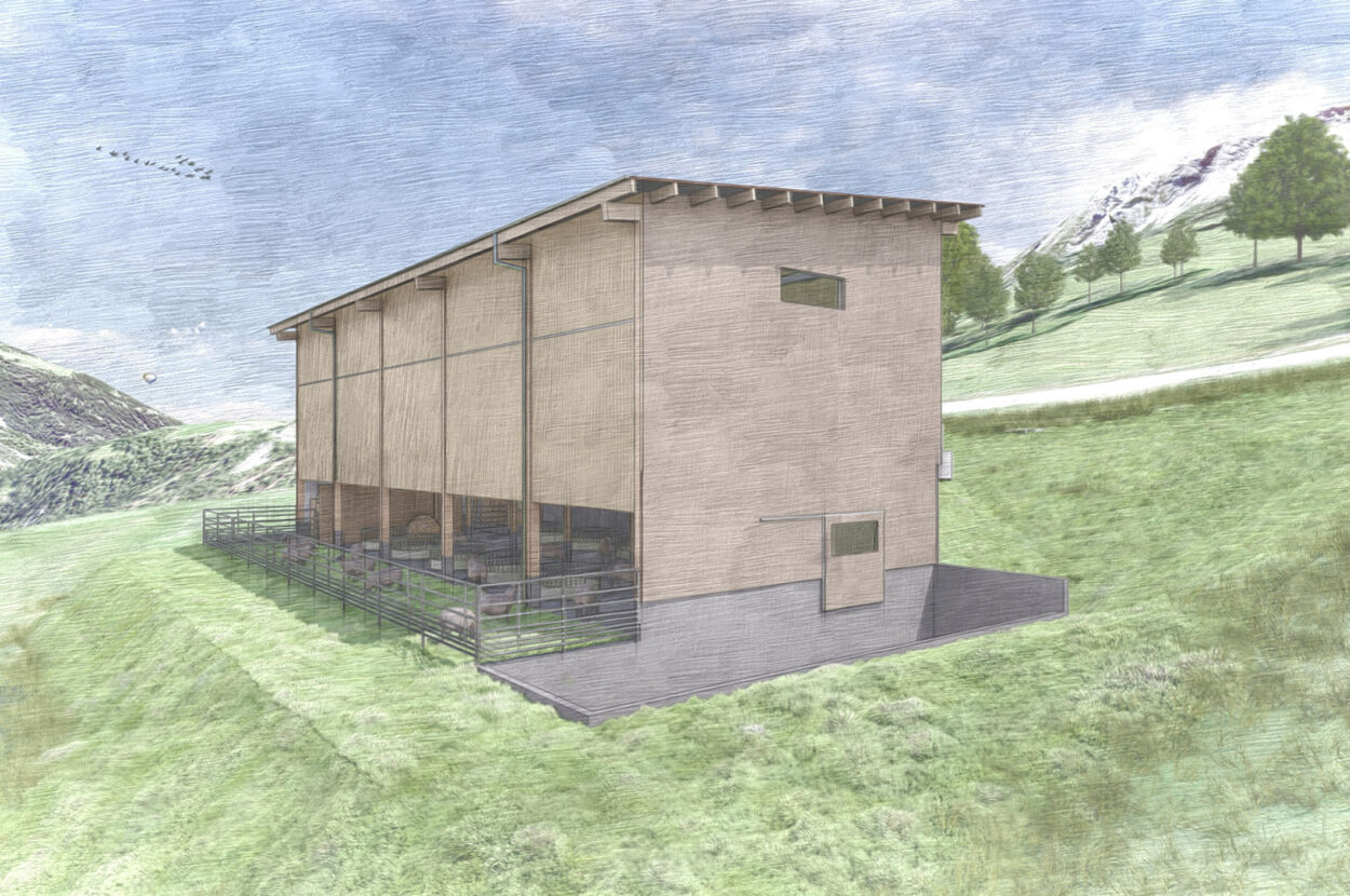 Ziegen- und Schafstall, Mon GR