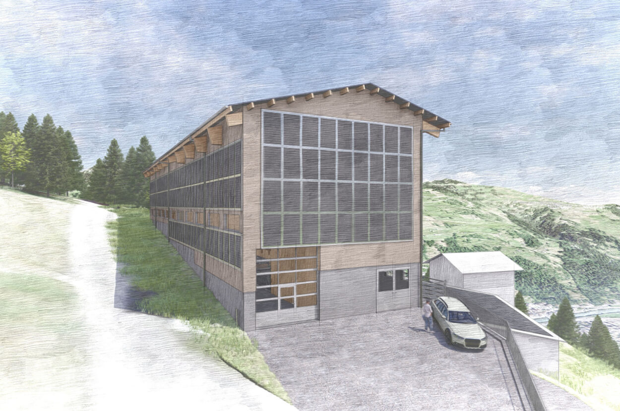 Milchviehstall mit Futterlager, Luven GR