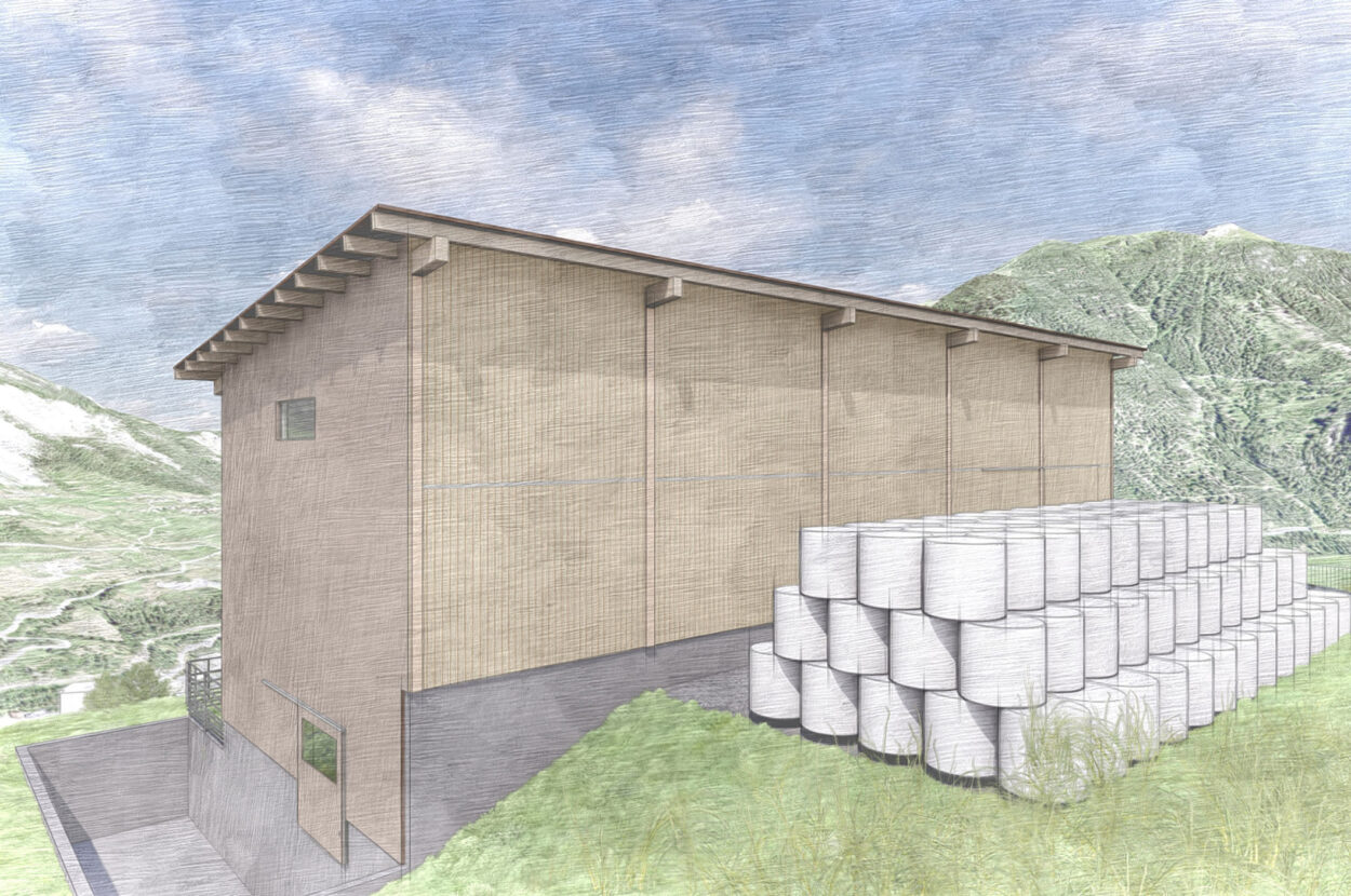 Ziegen- und Schafstall, Mon GR