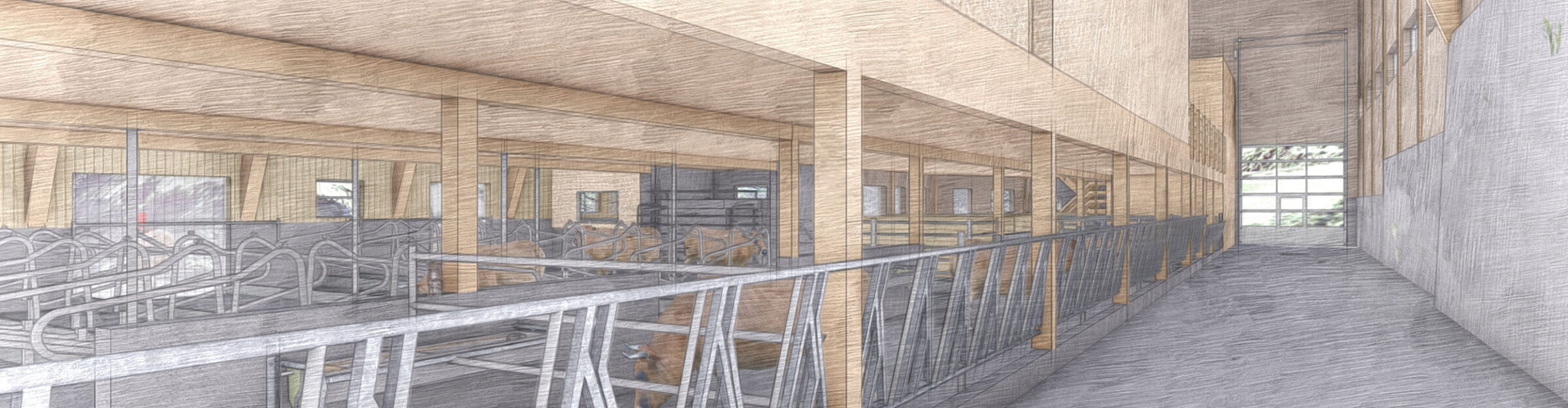 Milchviehstall mit Futterlager, Luven GR