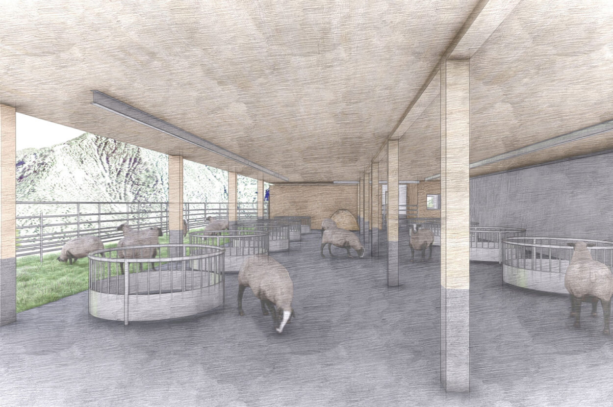 Ziegen- und Schafstall, Mon GR