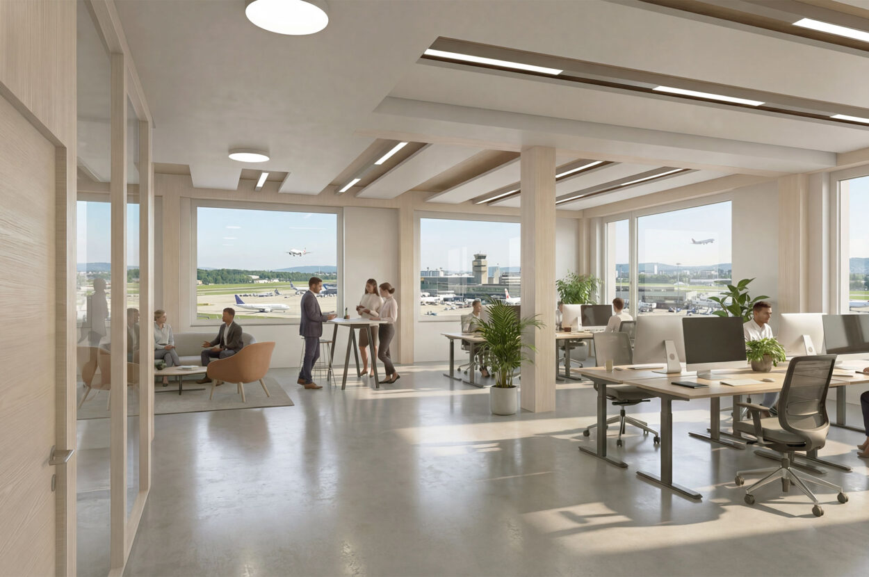 Gewerbegebäude Zürich Flughafen AG, Rümlang ZH
