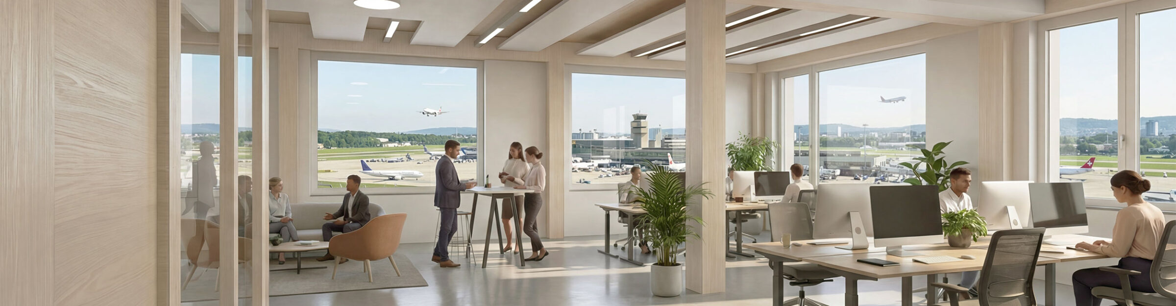 Gewerbegebäude Zürich Flughafen AG, Rümlang ZH