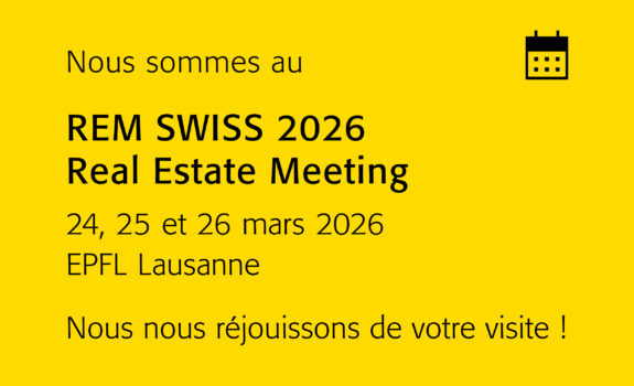Messe, REM SWISS 2026, Real Estate Meeting, EPFL Lausanne