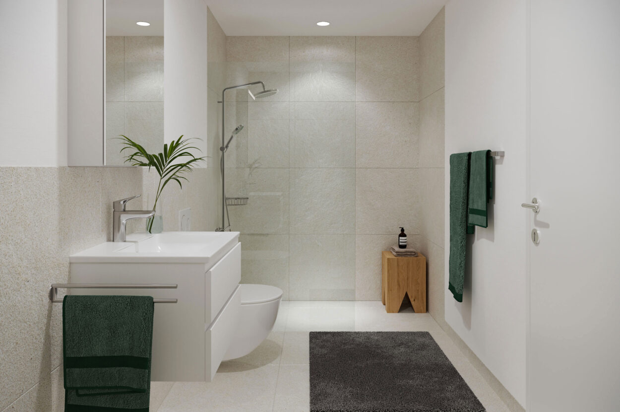 Visualisierung Schützenmattpark Inwil Mietwohnung