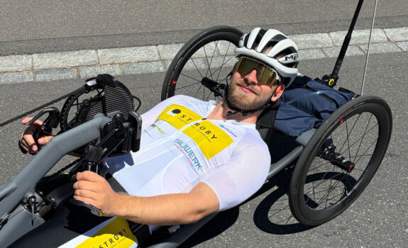 Mike Lackner am Race Across Germany RAG, Strüby Sponsoring