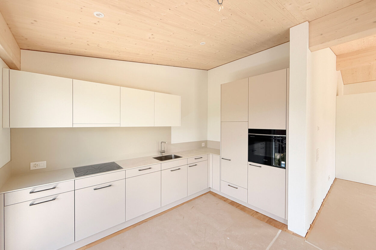 Mehrfamilienhäuser Schützenmattpark Inwil LU Innenausbau mit Küche