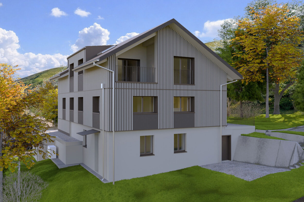 Zweifamilienhaus, Sanierung mit Teil-Ersatzneubau, Wilen bei Wollerau SZ