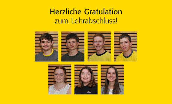 Strüby Unternehmungen, Lehrabsolventen 2026