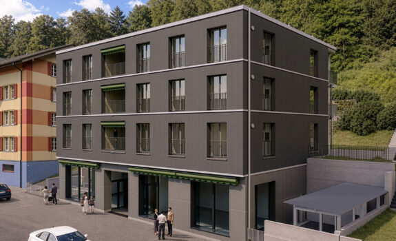 Mehrfamilienhaus Ersatzneubau, SkyX AG, Luzern LU, Visualisierung