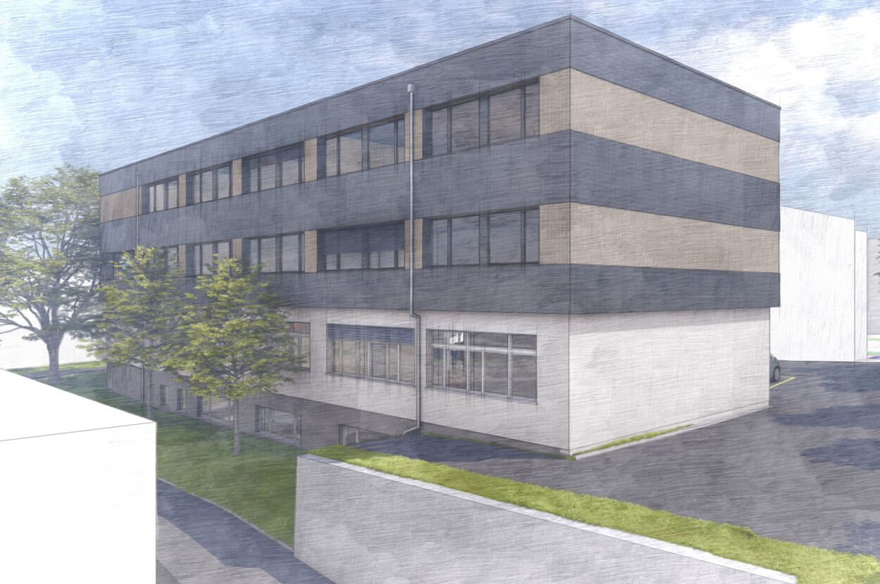 Umbau und Aufrichte Immobilien AG Rotula, Glattbrugg ZH, Nachtarbeit Aufrichten