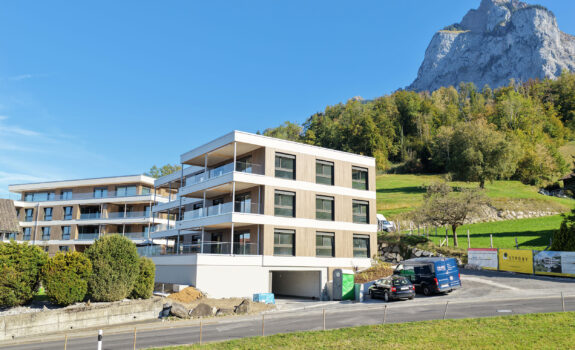 Mehrfamilienhäuser «wiitsicht», Rickenbach Schwyz, Umgebungsarbeiten