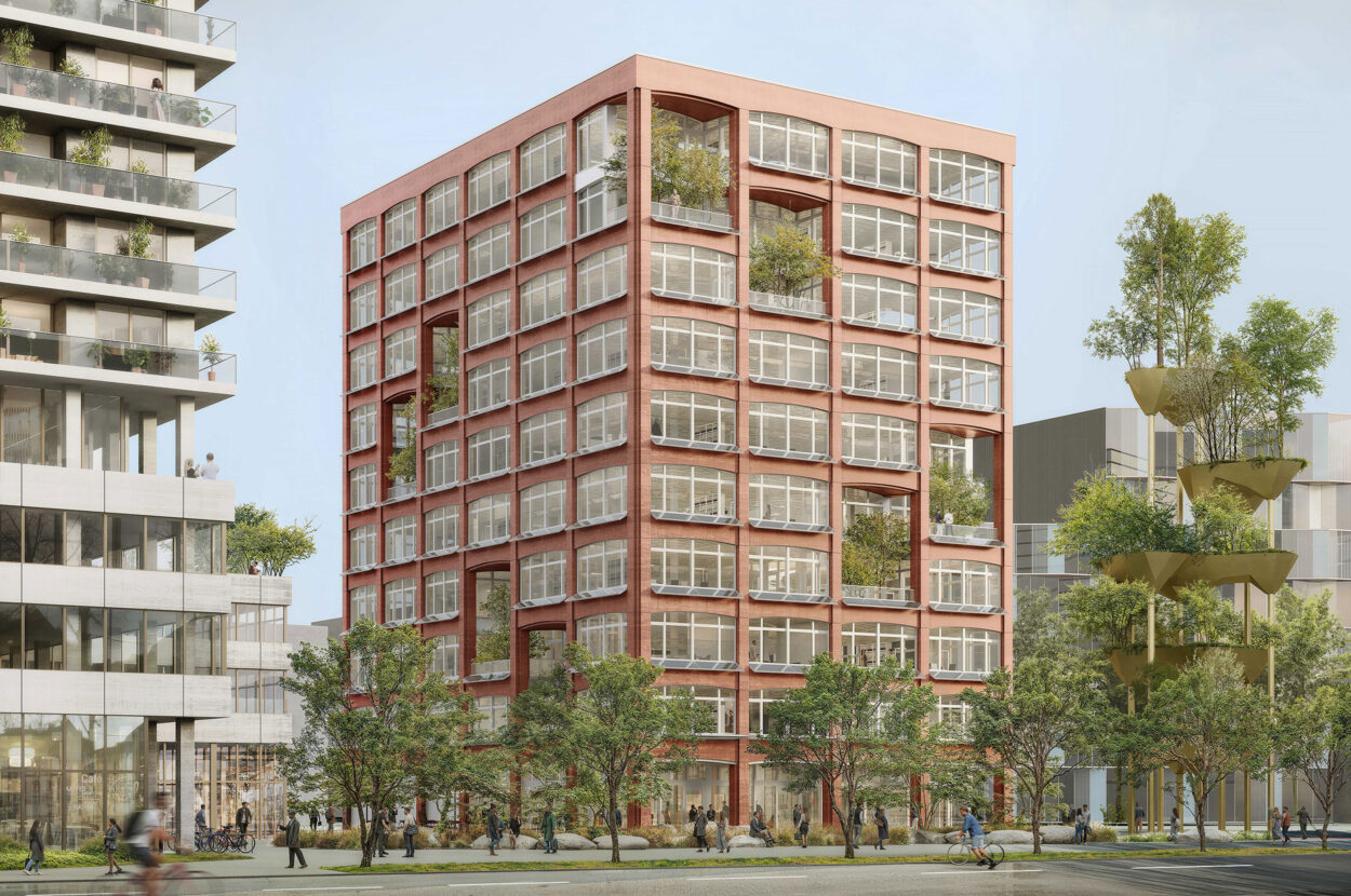 Visualisierung Geschäftshaus, Gebäudehülle Crea Tower I, Urban Assets Zug ZG